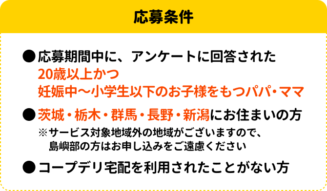応募条件