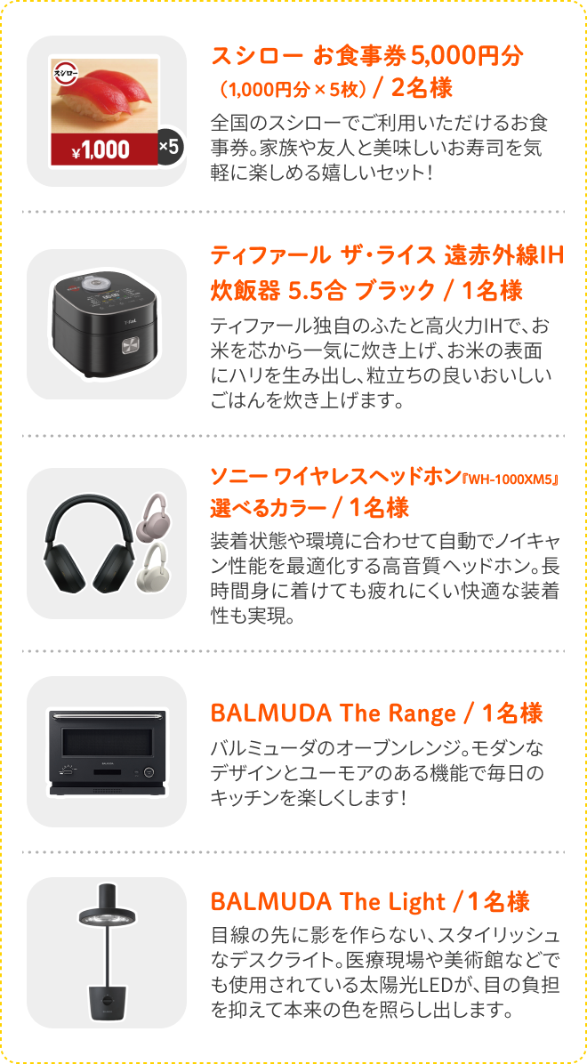 FJネクスト協賛プレゼントキャンペーン