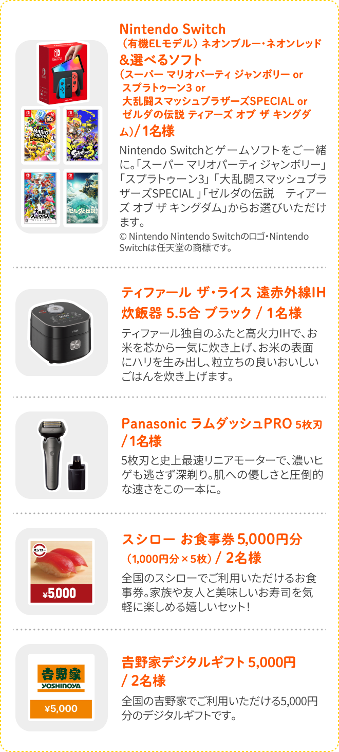 FJネクスト協賛プレゼントキャンペーン｜デリッシュキッチン